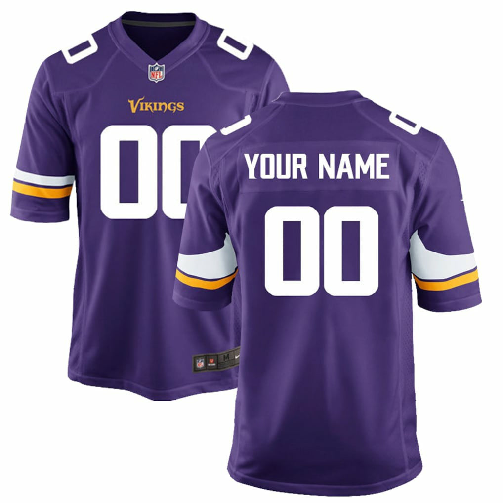 Minnesota Vikings Youth Custom Game Jersey - Nike