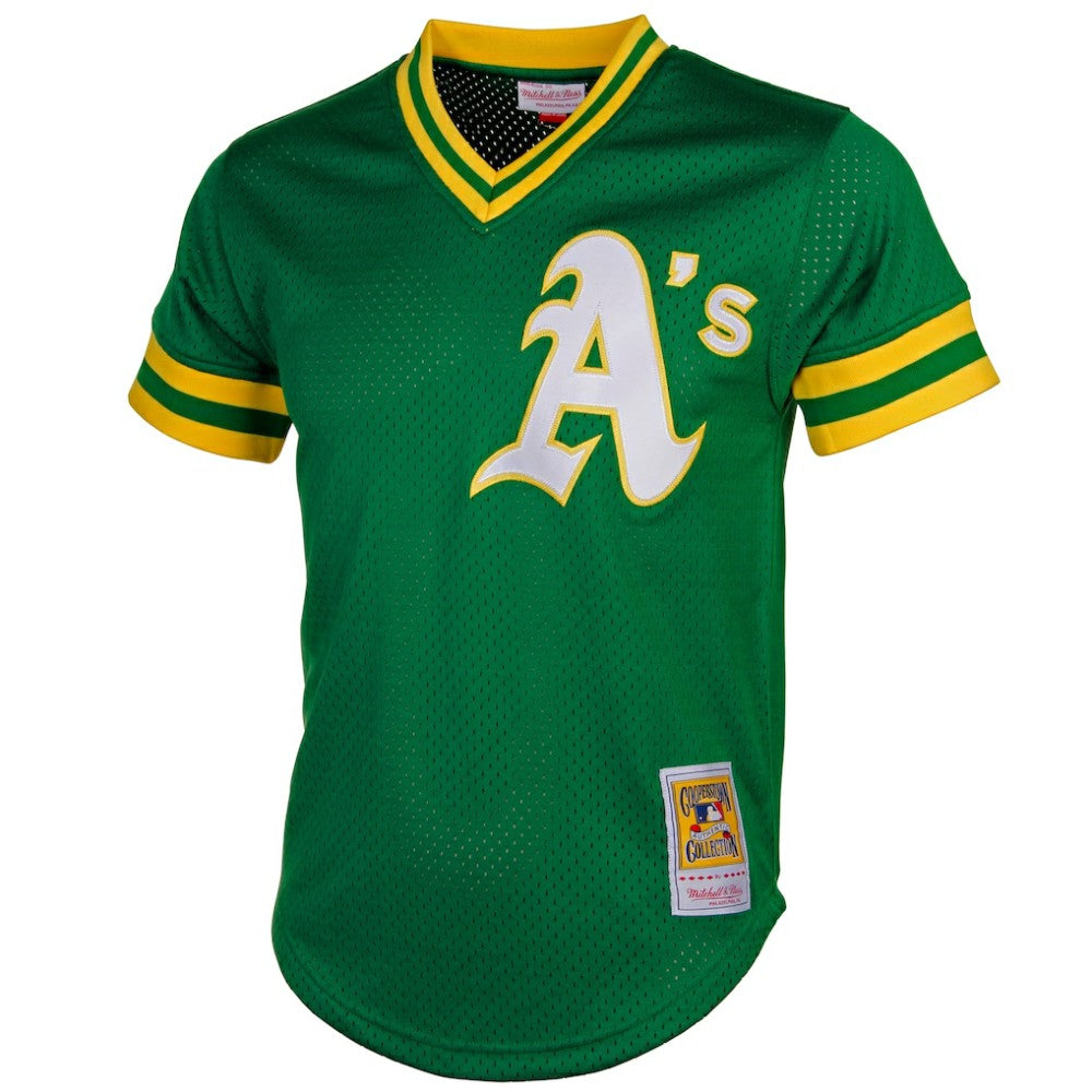 Reggie Jackson Athletics Mitchell & Ness Authentic Batting Practice Jersey Sale