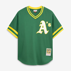 Rickey Henderson Athletics Mitchell & Ness Authentic Batting Practice Jersey Discount