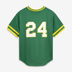 Rickey Henderson Athletics Mitchell & Ness Authentic Batting Practice Jersey Discount