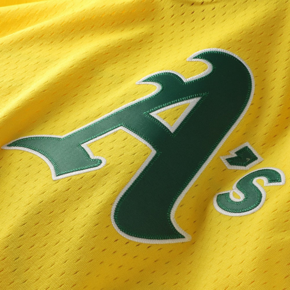 Rickey Henderson Athletics Mitchell & Ness Authentic Batting Practice Jersey Outlet
