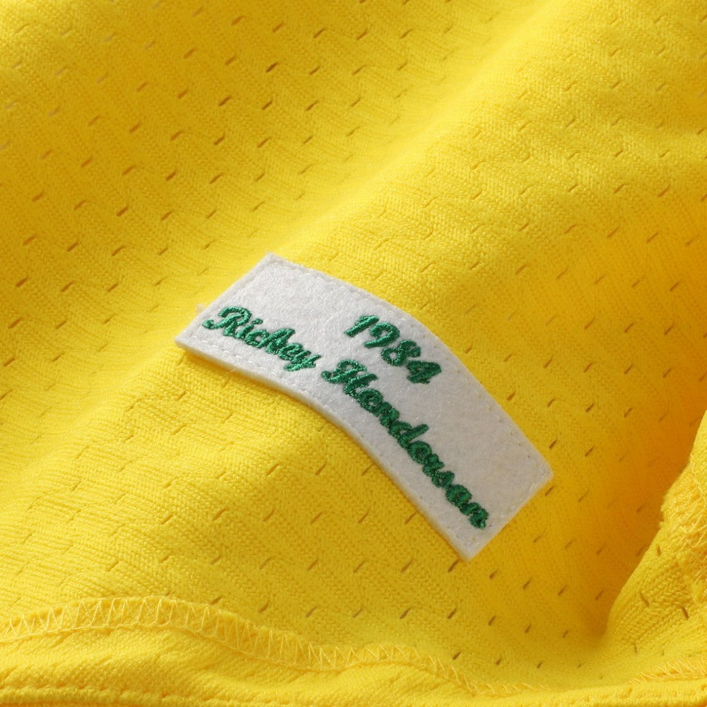 Rickey Henderson Athletics Mitchell & Ness Authentic Batting Practice Jersey Outlet