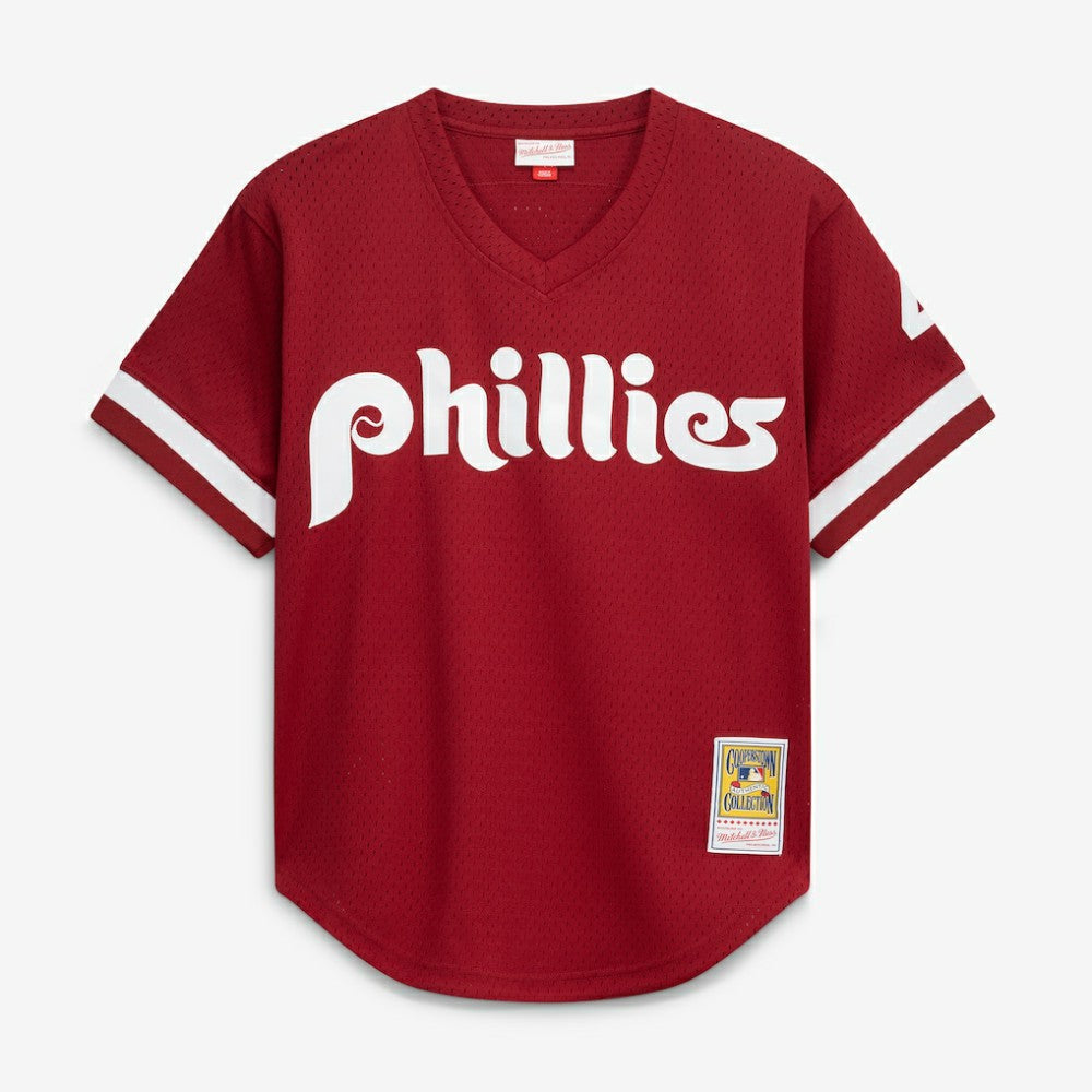 Lenny Dykstra Philadelphia Phillies Mitchell & Ness Authentic Batting Practice Jersey for sale