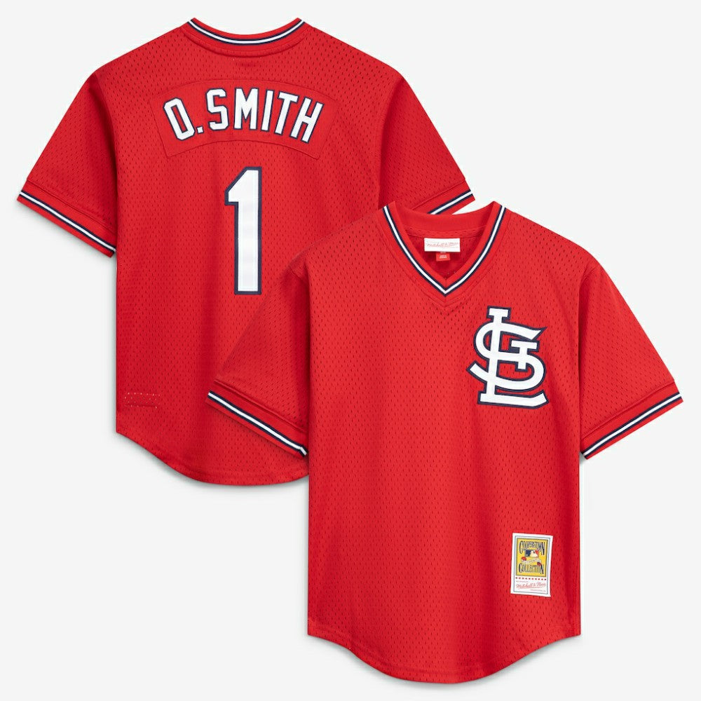 Ozzie Smith St. Louis Cardinals Mitchell & Ness Authentic Batting Practice Jersey for sale