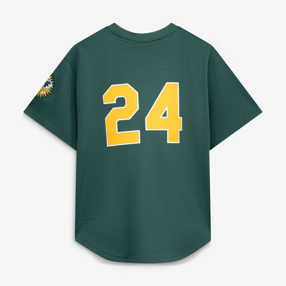 Rickey Henderson Athletics Mitchell & Ness Authentic Batting Practice Jersey for sale