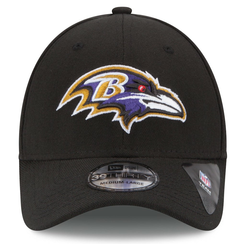 Baltimore Ravens New Era 39THIRTY Team Classic Flex Hat - Black - NFL