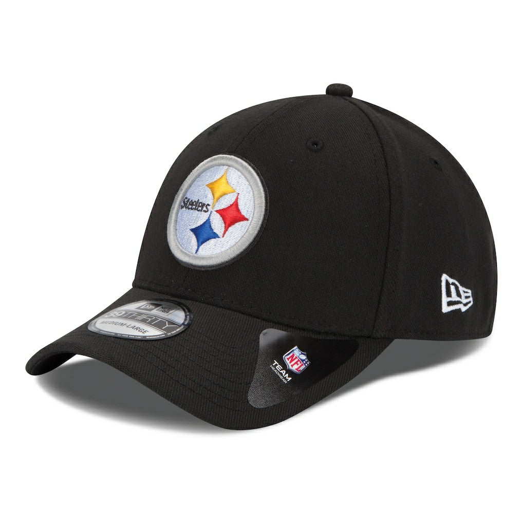 Pittsburgh Steelers New Era 39THIRTY Team Classic Flex Hat - Black - NFL