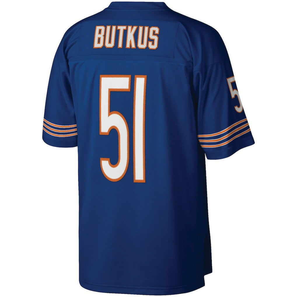 Dick Butkus Chicago Bears Retired Player Legacy Replica Jersey - Navy - Mitchell & Ness