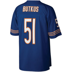 Dick Butkus Chicago Bears Retired Player Legacy Replica Jersey - Navy - Mitchell & Ness