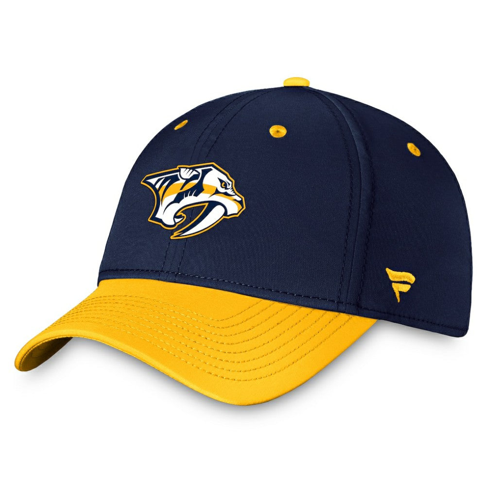 Nashville Predators Fanatics Authentic Pro Rink Two-Tone Flex Hat – Navy/Gold | Fanatics Lifestyle