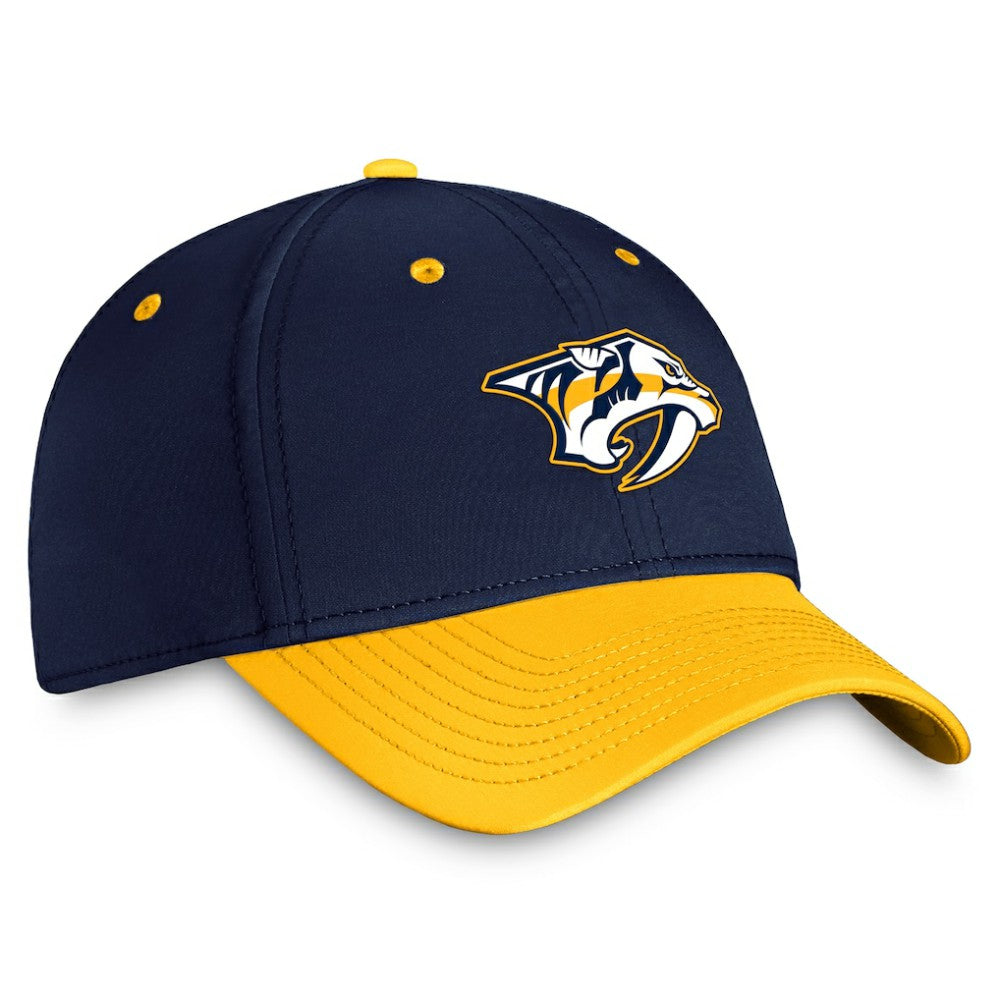 Nashville Predators Fanatics Authentic Pro Rink Two-Tone Flex Hat – Navy/Gold | Fanatics Lifestyle