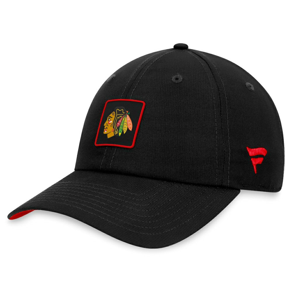 Chicago Blackhawks Fanatics Authentic Pro Rink Adjustable Hat - Black | Fanatics on sale