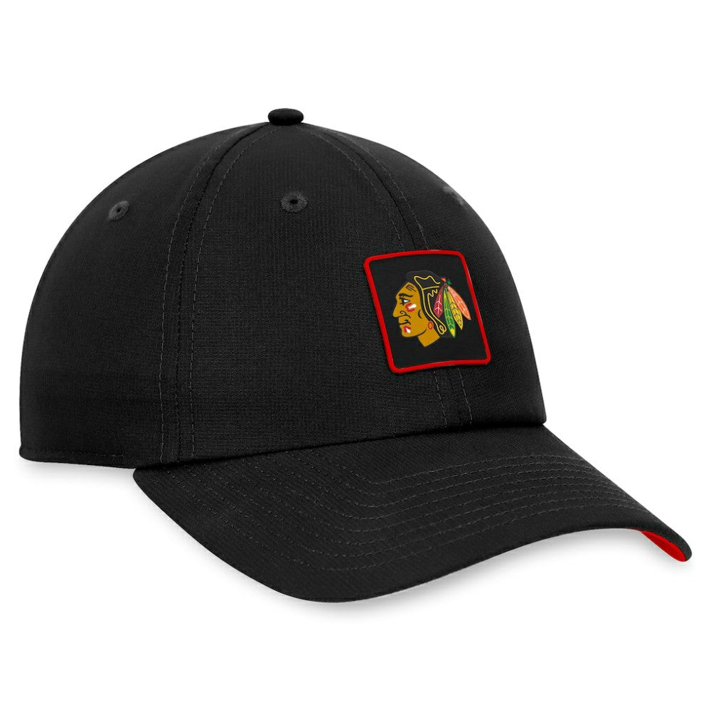 Chicago Blackhawks Fanatics Authentic Pro Rink Adjustable Hat - Black | Fanatics on sale