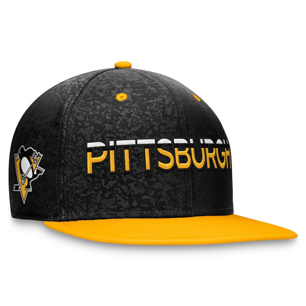 Pittsburgh Penguins Fanatics Authentic Pro Rink Two-Tone Snapback Hat – Black/Gold | Fanatics Lifestyle