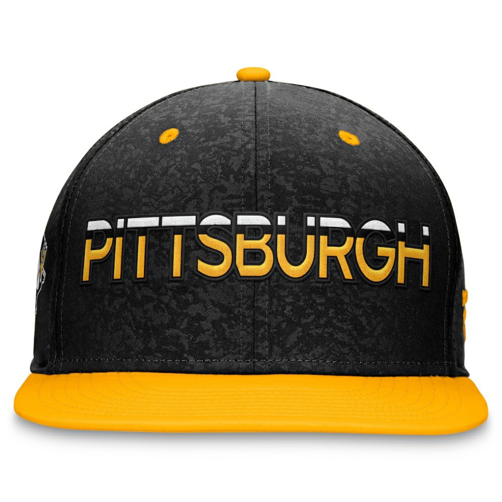 Pittsburgh Penguins Fanatics Authentic Pro Rink Two-Tone Snapback Hat – Black/Gold | Fanatics Lifestyle