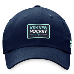 Seattle Kraken Fanatics Women's Authentic Pro Rink Adjustable Hat - Deep Sea Blue | Fanatics Lifestyle