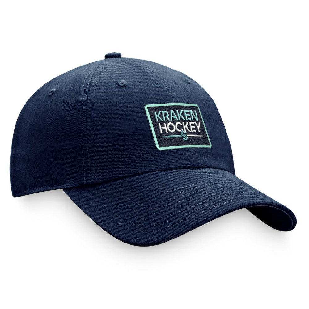 Seattle Kraken Fanatics Women's Authentic Pro Rink Adjustable Hat - Deep Sea Blue | Fanatics Lifestyle
