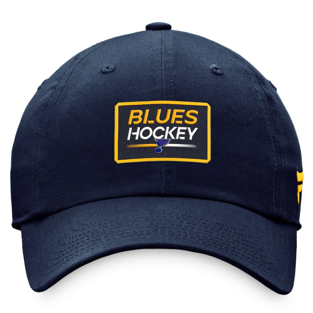 St. Louis Blues Fanatics Women's Authentic Pro Rink Adjustable Hat - Navy | Fanatics Lifestyle