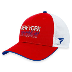 New York Rangers Fanatics Authentic Pro Rink Trucker Adjustable Hat - Red | Fanatics discount