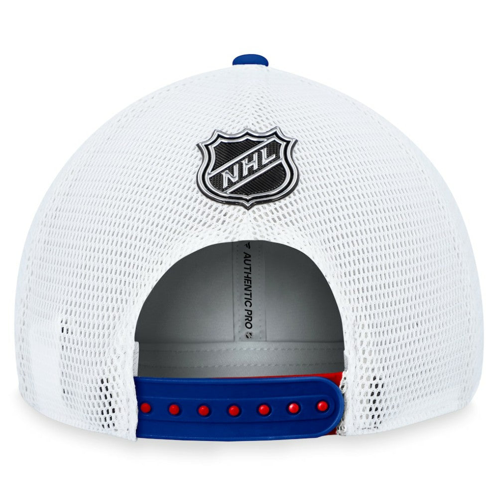 New York Rangers Fanatics Authentic Pro Rink Trucker Adjustable Hat - Red | Fanatics discount