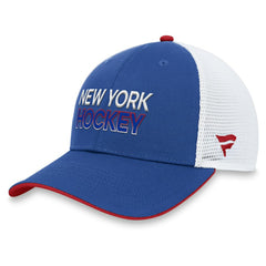 New York Rangers Fanatics Authentic Pro Rink Trucker Adjustable Hat - Blue | Fanatics on sale