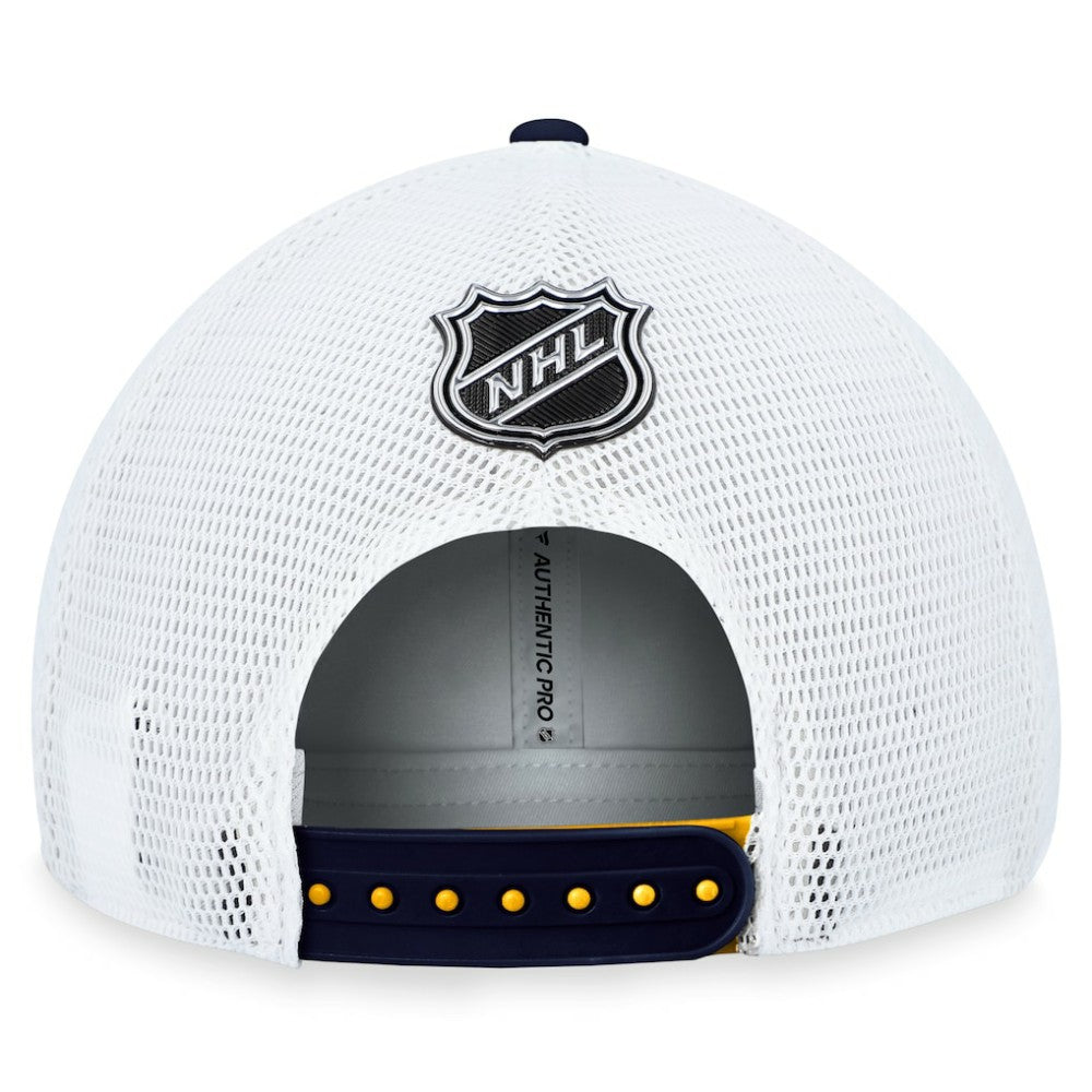 St. Louis Blues Fanatics Authentic Pro Rink Trucker Adjustable Hat - Gold | Fanatics discount