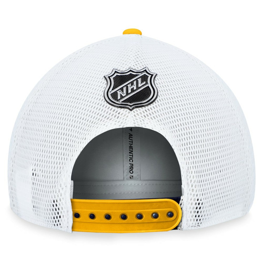 St. Louis Blues Fanatics Authentic Pro Rink Trucker Adjustable Hat - Navy | Fanatics near me