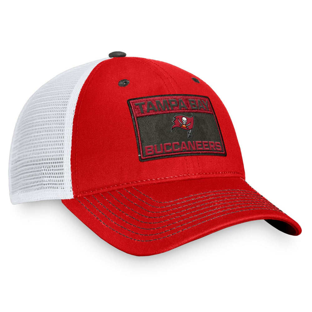 Tampa Bay Buccaneers Fundamentals Trucker Adjustable Hat - Red/White - Fanatics