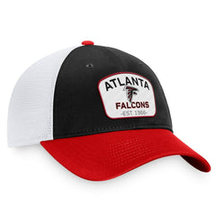Atlanta Falcons Fundamentals Two-Tone Trucker Adjustable Hat - Black/White - Fanatics