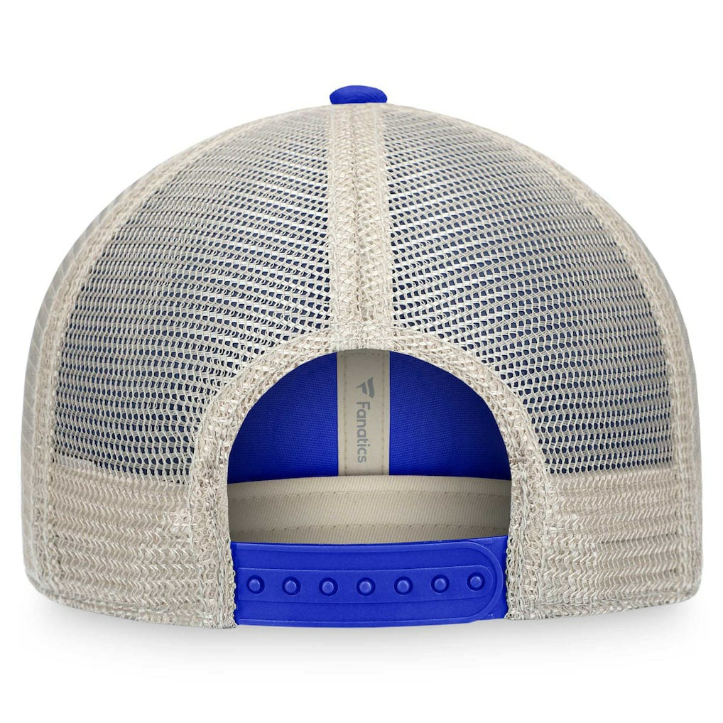 Los Angeles Rams Heritage Trucker Adjustable Hat - Royal/Natural - Fanatics