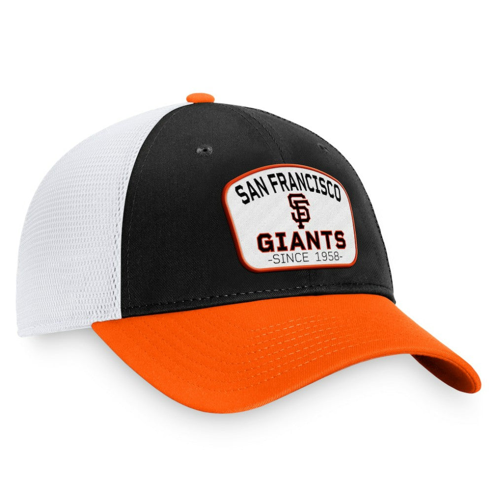 San Francisco Giants Fanatics Two-Tone Patch Trucker Adjustable Hat Discount