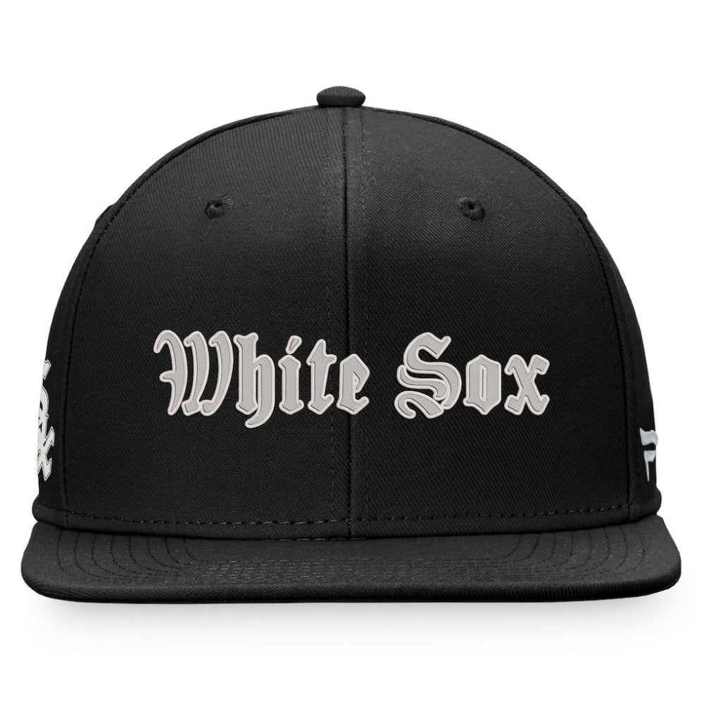 Chicago White Sox Fanatics Gothic Script Fitted Hat Sale