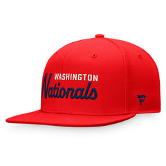 Washington Nationals Fanatics Script Snapback Hat Sale