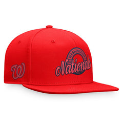 Washington Nationals Fanatics Circle Script Snapback Hat for sale