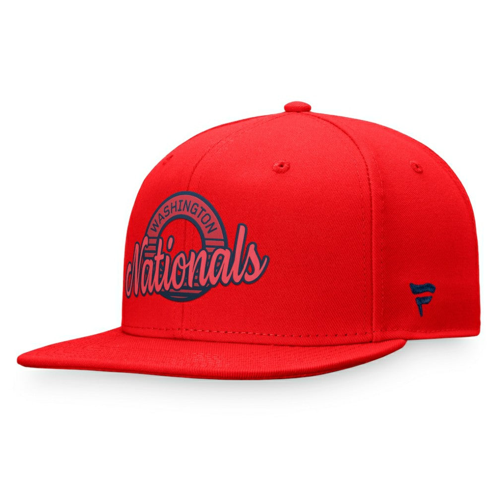 Washington Nationals Fanatics Circle Script Snapback Hat for sale