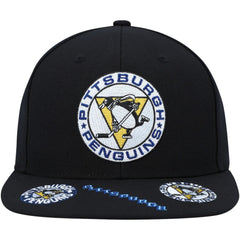 Pittsburgh Penguins Mitchell & Ness Vintage Hat Trick Snapback Hat - Black | NHL online