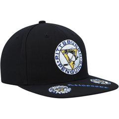 Pittsburgh Penguins Mitchell & Ness Vintage Hat Trick Snapback Hat - Black | NHL online