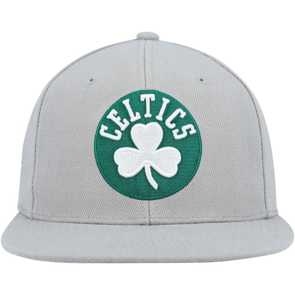 Mitchell & Ness Boston Celtics Side Core 2.0 Snapback Hat Gray