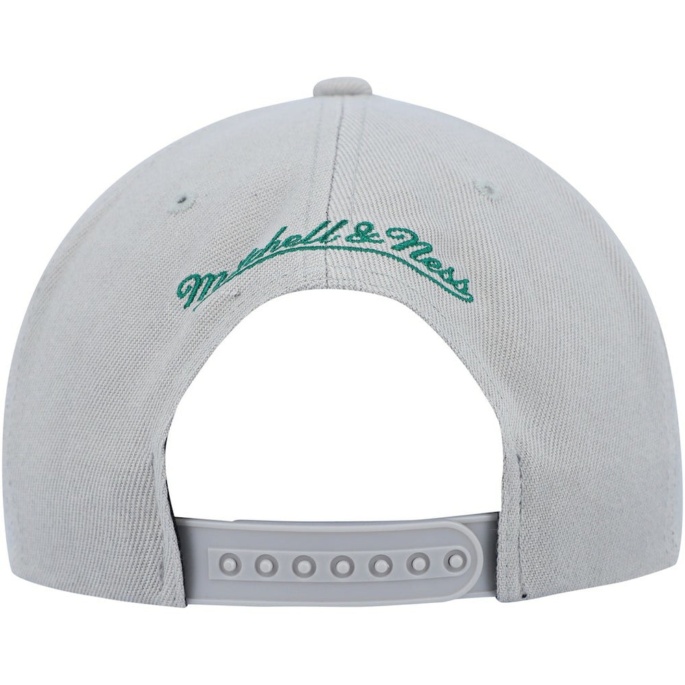 Mitchell & Ness Boston Celtics Side Core 2.0 Snapback Hat Gray