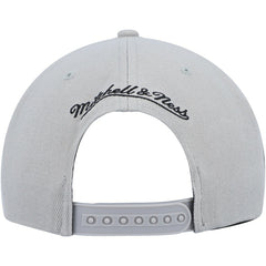 Mitchell & Ness Brooklyn Nets Side Core 2.0 Snapback Hat Gray