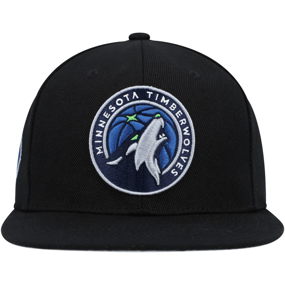 Mitchell & Ness Minnesota Timberwolves Side Core 2.0 Snapback Hat Black