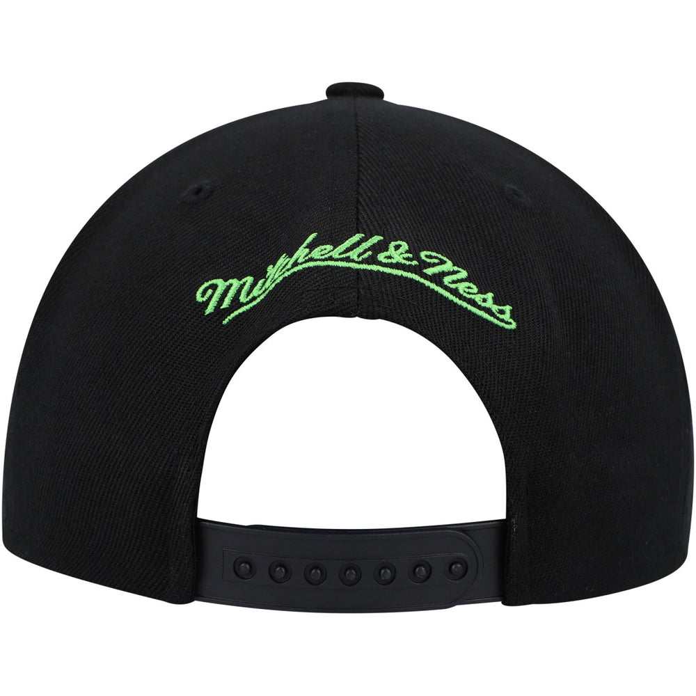 Mitchell & Ness Minnesota Timberwolves Side Core 2.0 Snapback Hat Black