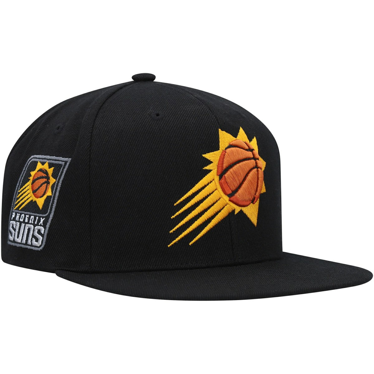 Mitchell & Ness Phoenix Suns Side Core 2.0 Snapback Hat Black