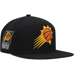 Mitchell & Ness Phoenix Suns Side Core 2.0 Snapback Hat Black