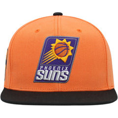 Mitchell & Ness Phoenix Suns Side Core 2.0 Snapback Hat Orange/Black