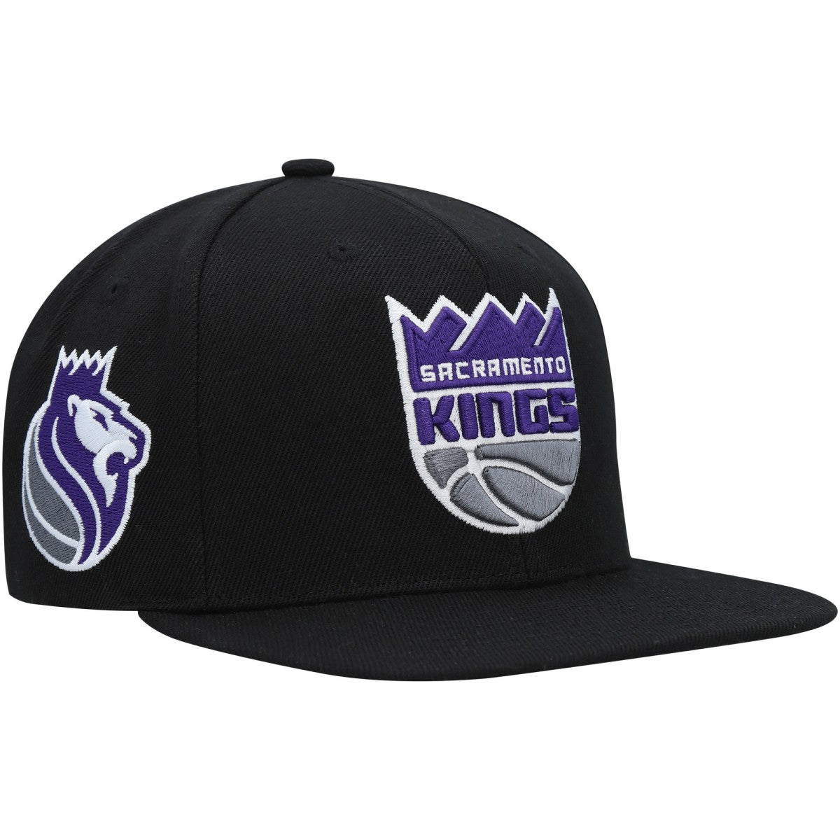 Mitchell & Ness Sacramento Kings Side Core 2.0 Snapback Hat Black