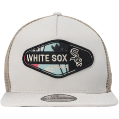Chicago White Sox New Era Retro Beachin' Patch A-Frame Trucker 9FIFTY Snapback Hat Outlet