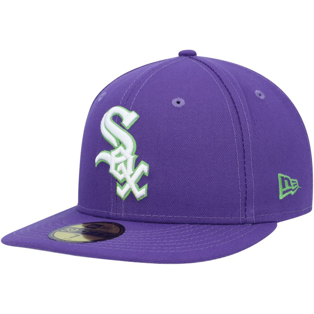 Chicago White Sox New Era Lime Side Patch 59FIFTY Fitted Hat Outlet