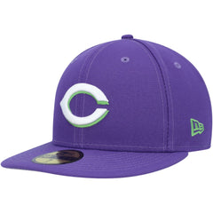 Cincinnati Reds New Era Lime Side Patch 59FIFTY Fitted Hat for sale