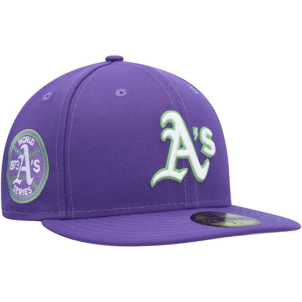 Athletics New Era Lime Side Patch 59FIFTY Fitted Hat Online